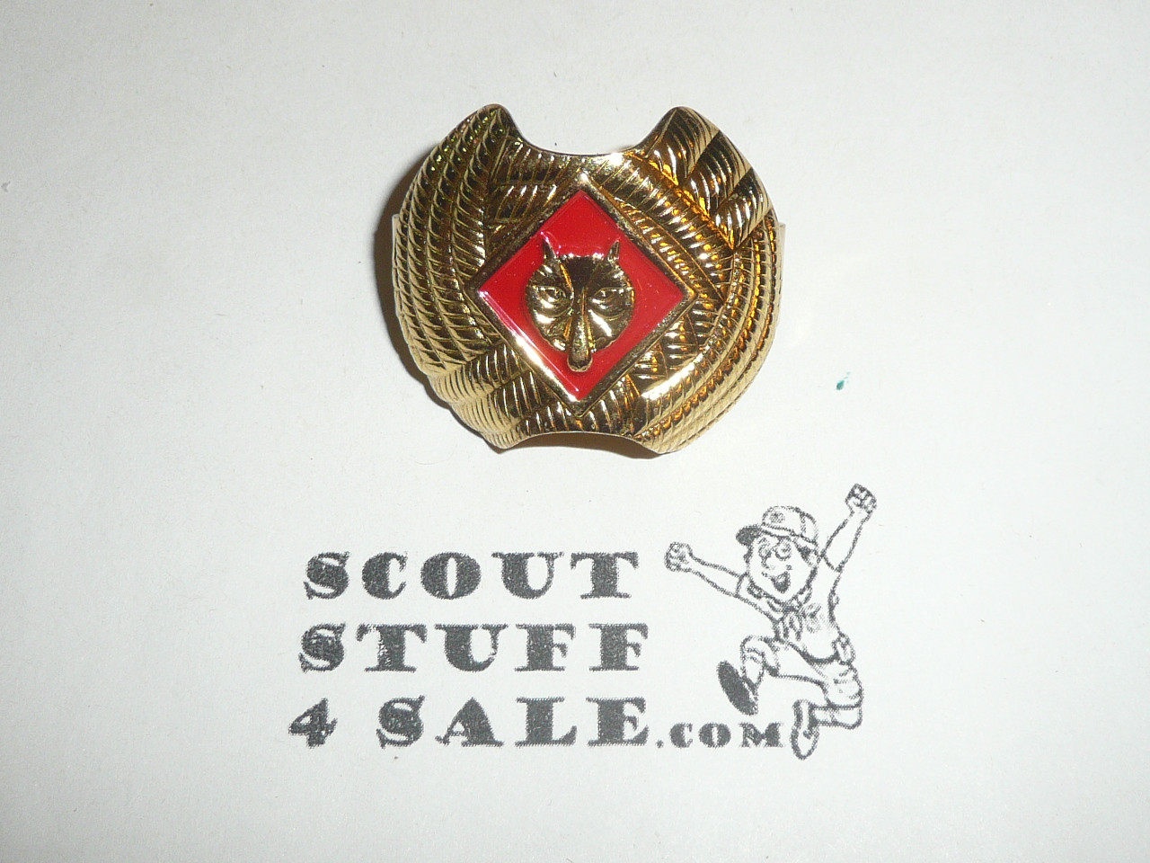 Standard Wolf Cub Scout Neckerchief Slide