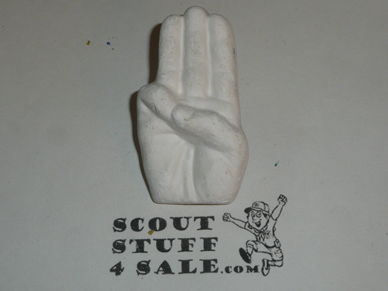 Scout Sign Plaster Neckerchief Slide #2