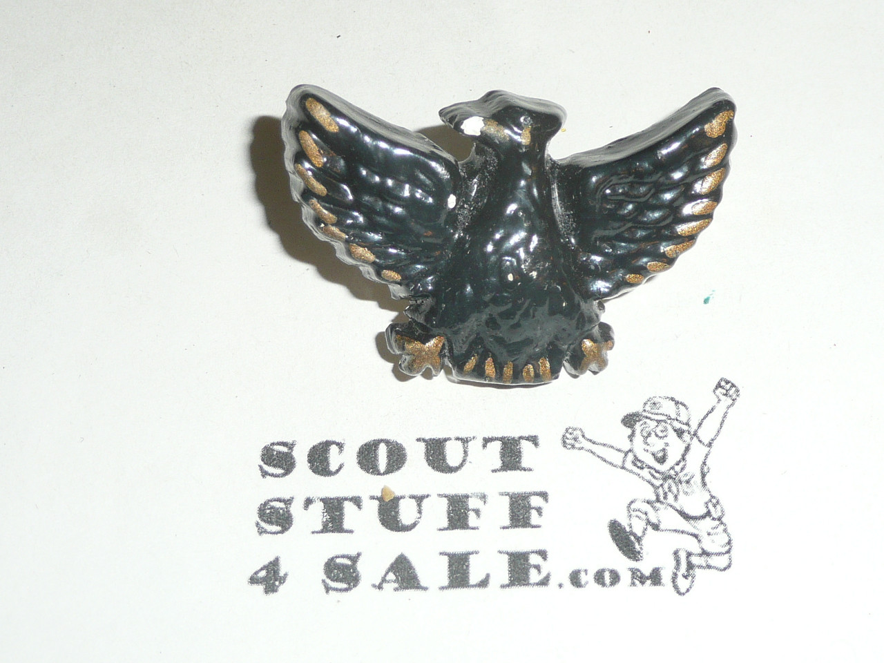 Eagle Plaster Neckerchief Slide #6