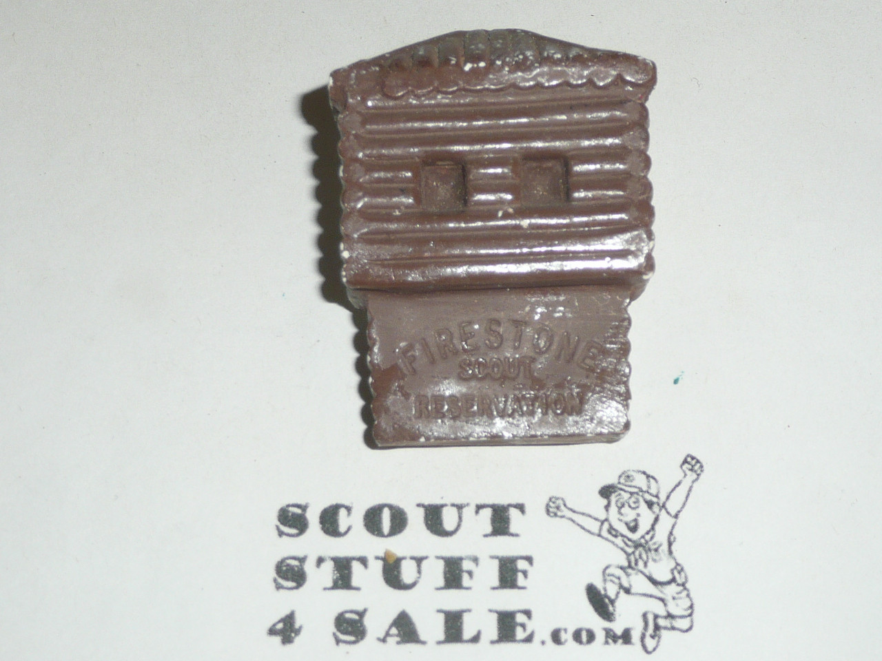 Firestone Scout Reservation Plaster Neckerchief Slide