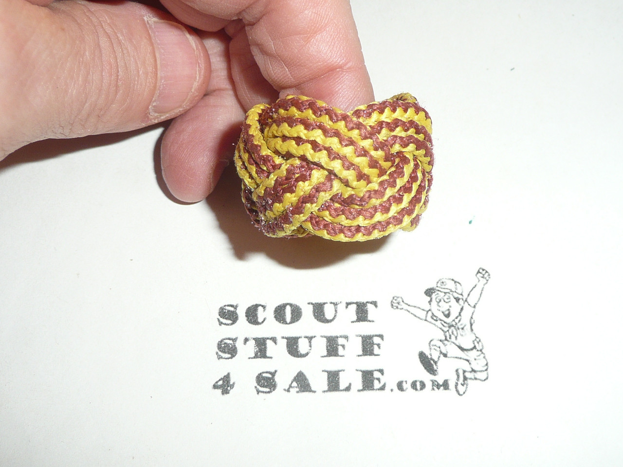 Braided cord Turq's Head Neckerchief Slide #21