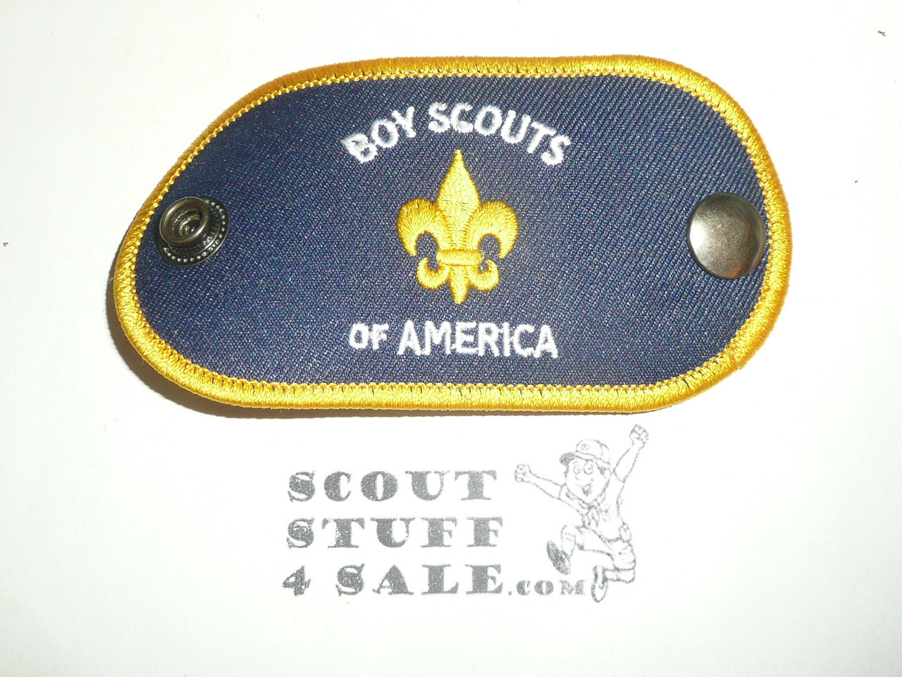 Boy Scouts of America Embroidered Neckerchief Slide, Blue