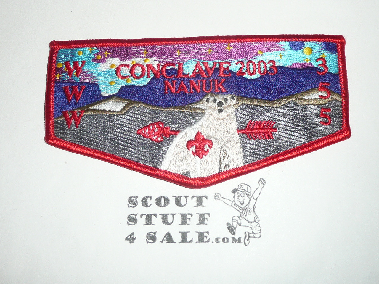 Order of the Arrow Lodge #355 Nanuk s40 2003 Conclave Flap Patch