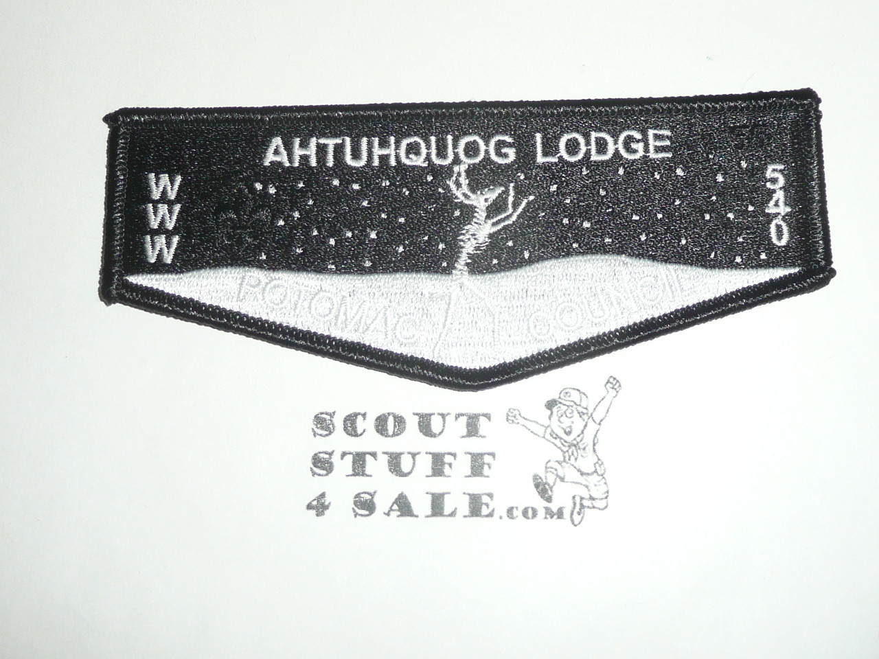 Order of the Arrow Lodge #540 Ahtuhquog Snow Scene Flap Patch