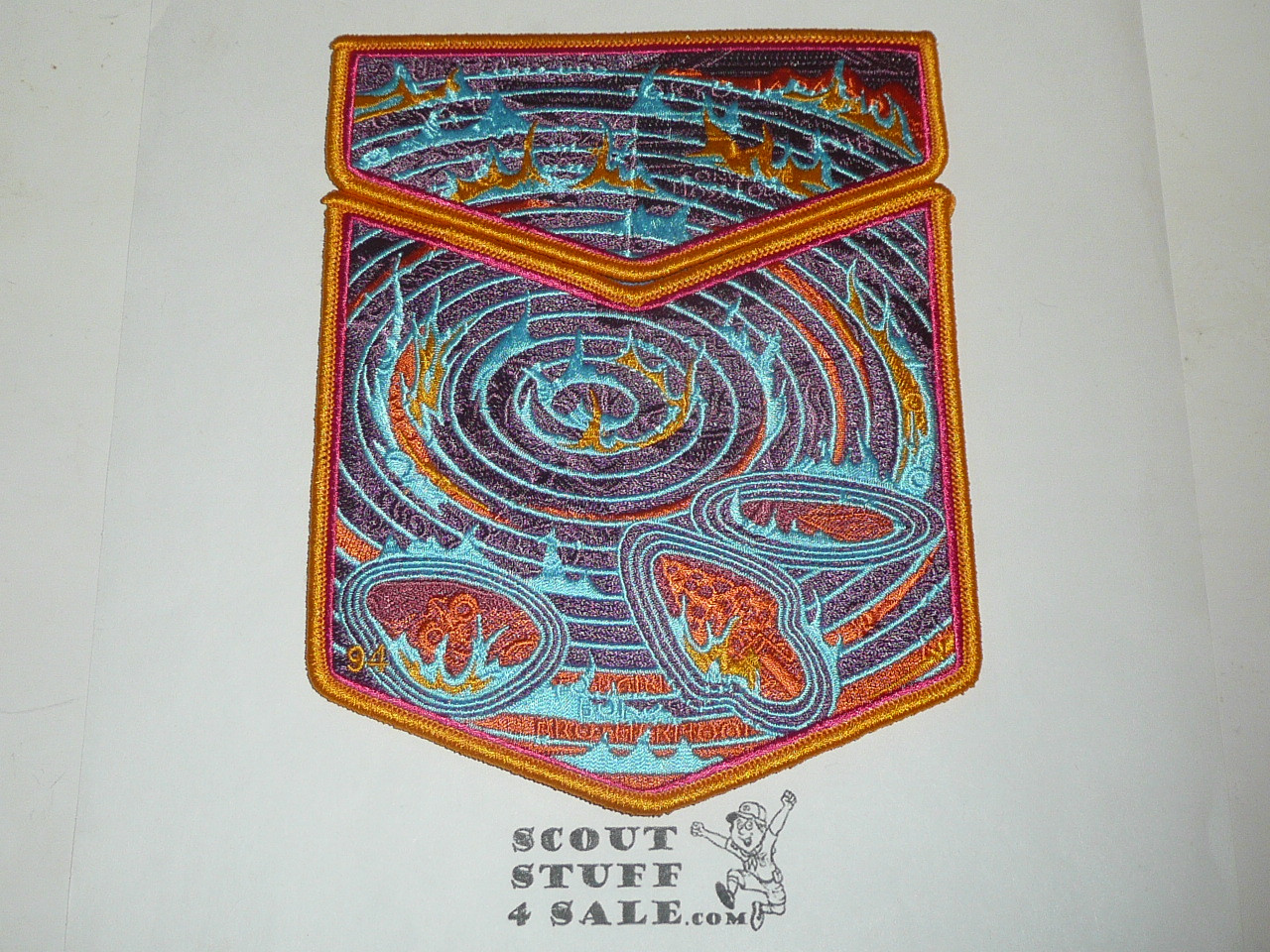 Order of the Arrow Lodge #498 Achpateuny 2-piece Flap Patch Set