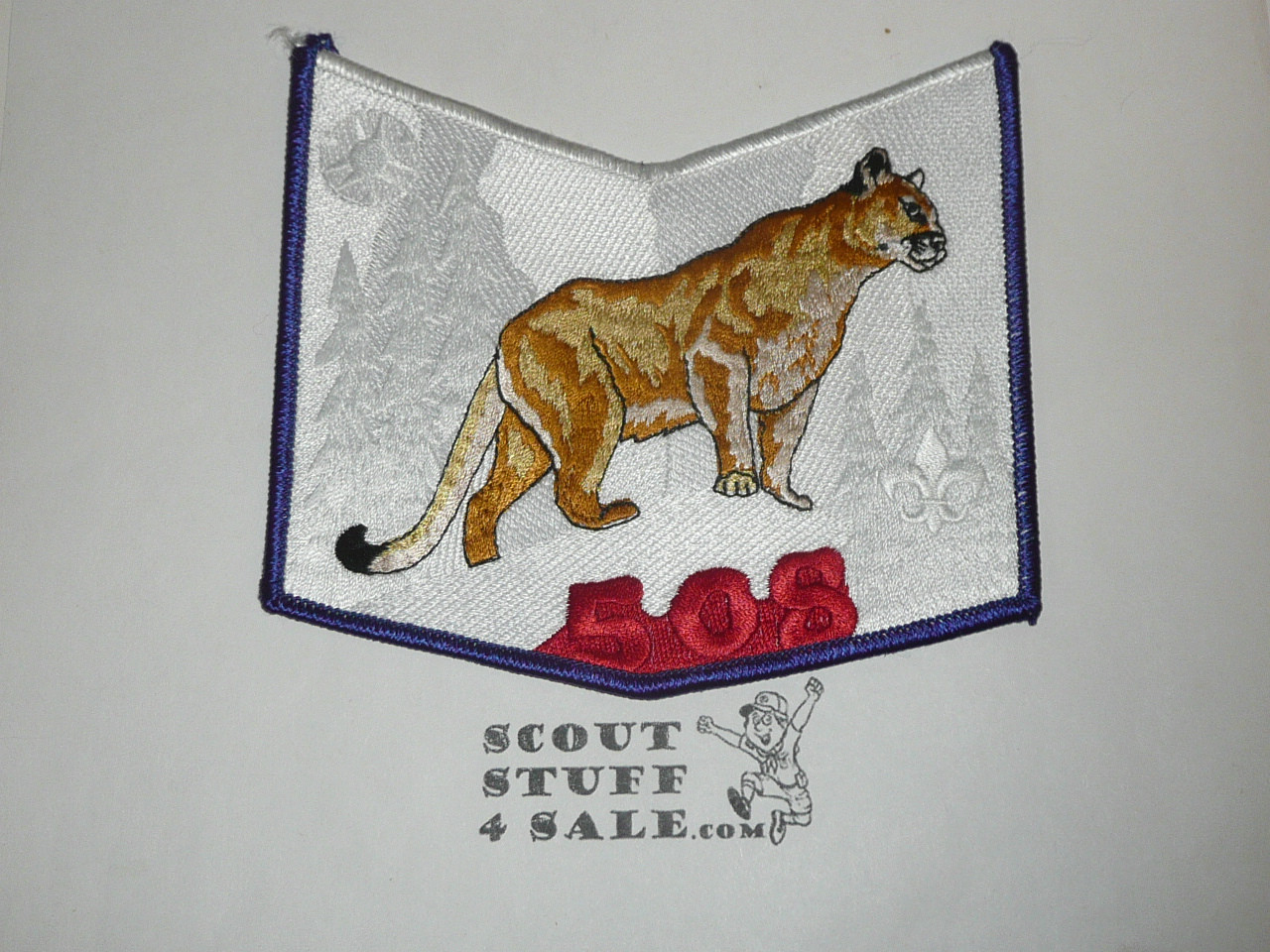 Order of the Arrow Lodge #508 Tu-Cubin-Noonie x14 2002 Winter Olympics Patch