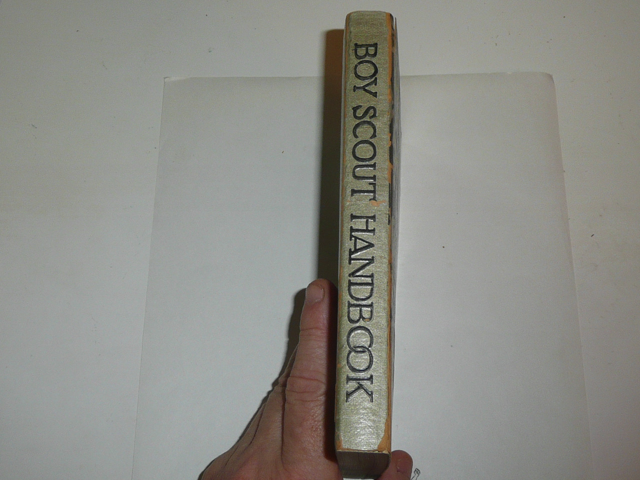 1935 Boy Scout Handbook, Third Edition, Rare 25th Anniversary Commemorative Printing, Silver Cover, 21st Printing, March 1935, Some Chipping and Wear to Cover and Spine