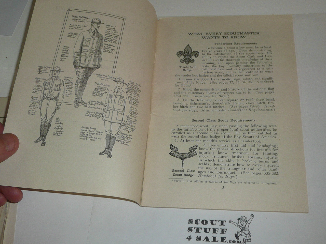 The Scoutmaster and His Troop, 1920 Printing, 52 pages
