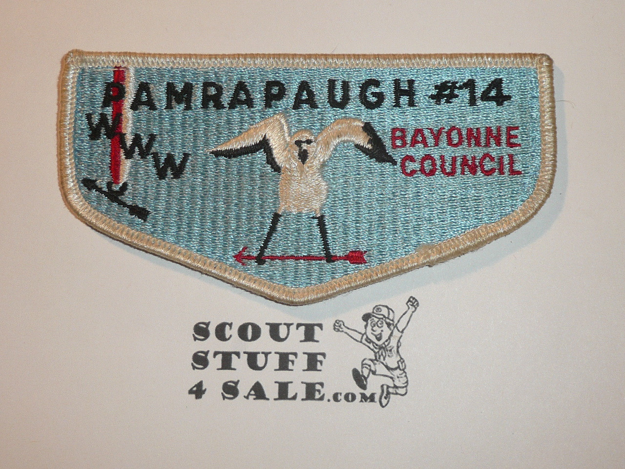 Order of the Arrow Lodge #14 Pamrapaugh s1 First Flap Patch