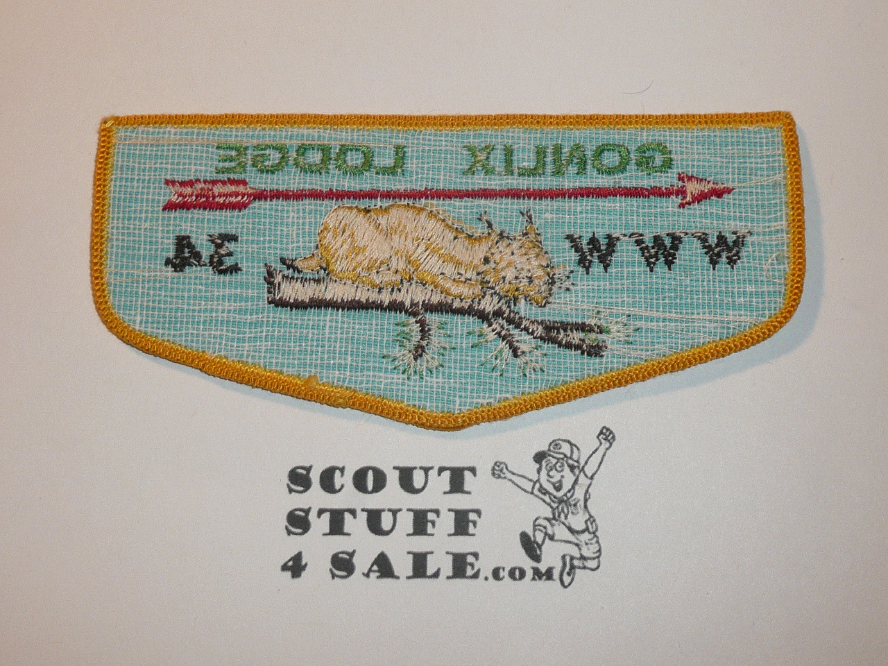 Order of the Arrow Lodge #34 Gonlix f1 First Flap Patch