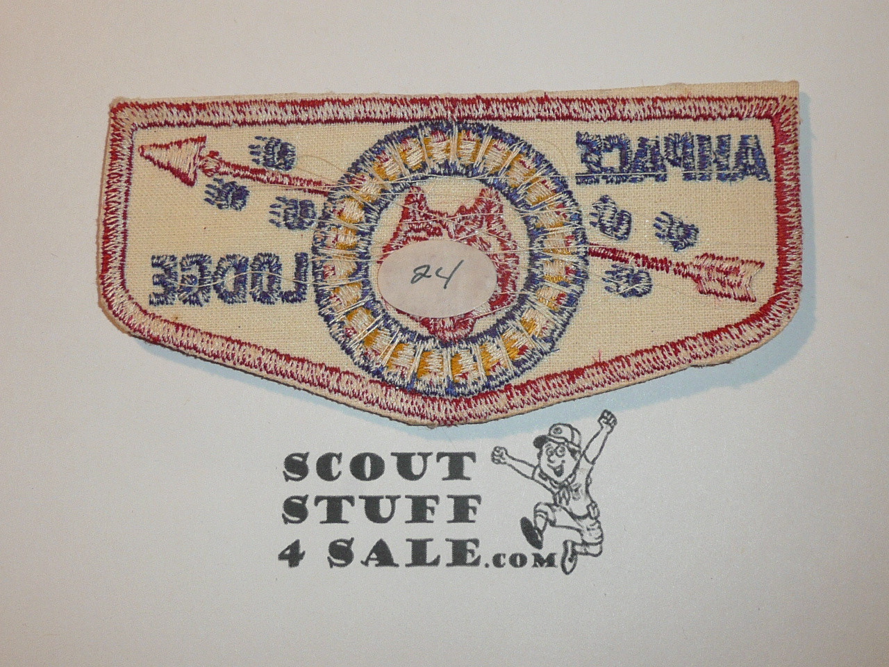 Order of the Arrow Lodge #58 Ah-pace f2a Flap Patch