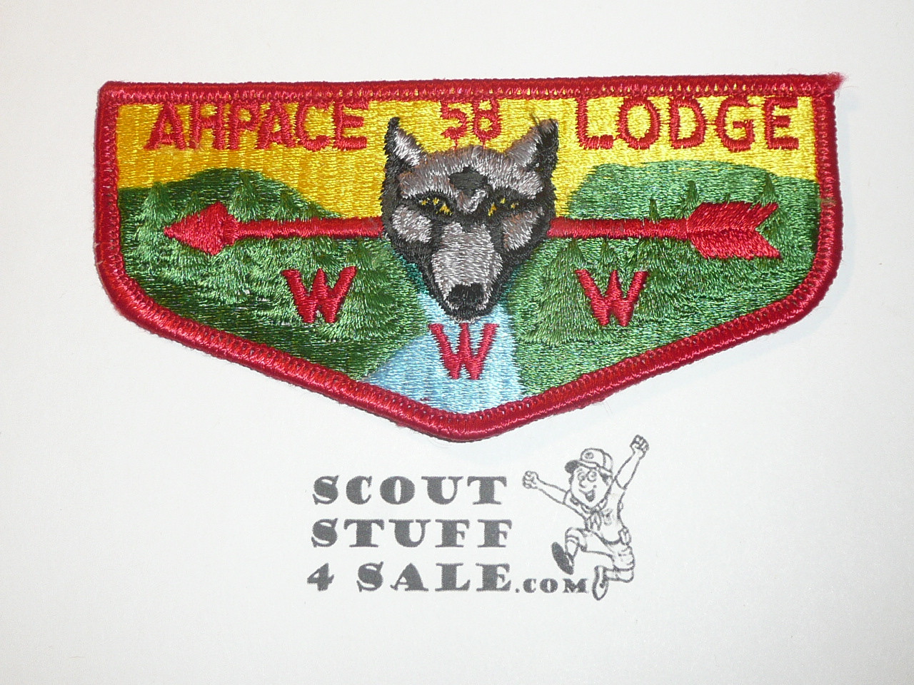 Order of the Arrow Lodge #58 Ah-pace s1b Flap Patch