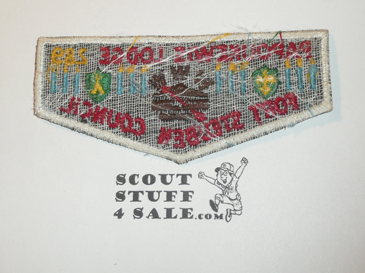 Order of the Arrow Lodge #289 Papoukewis f1 First Flap Patch