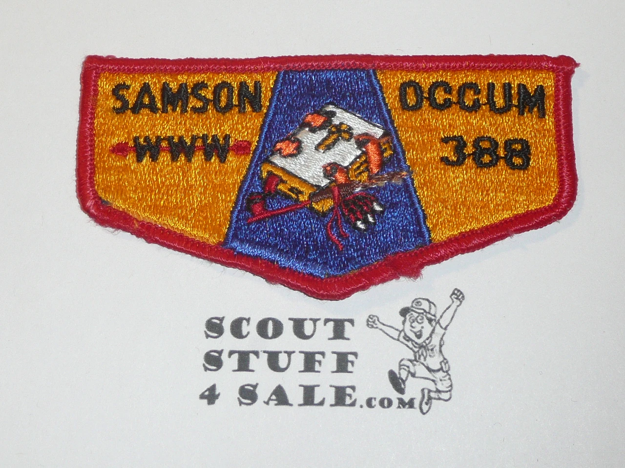 Order of the Arrow Lodge #388 Samson Occum s1 First Flap Patch