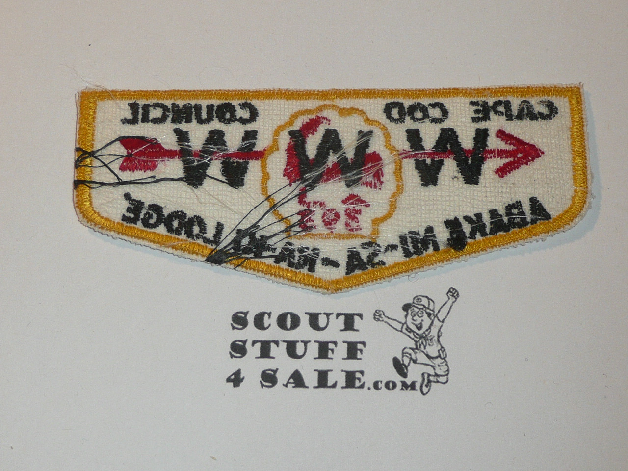 Order of the Arrow Lodge #393 Abake-Mi-Sa-Na-Ki f1a First Flap Patch - Boy Scout