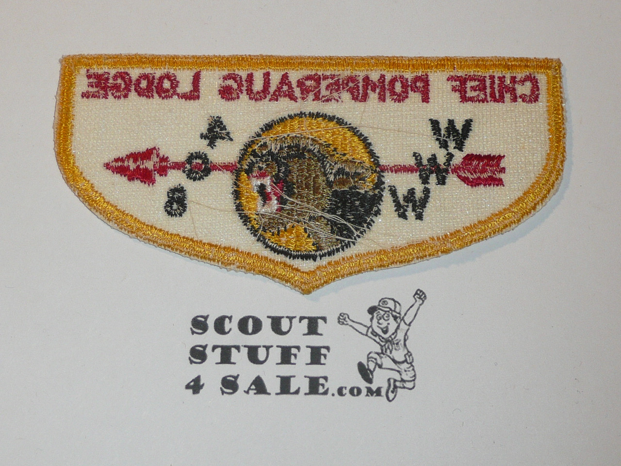 Order of the Arrow Lodge #408 Chief Pomperaug f1b First Flap Patch