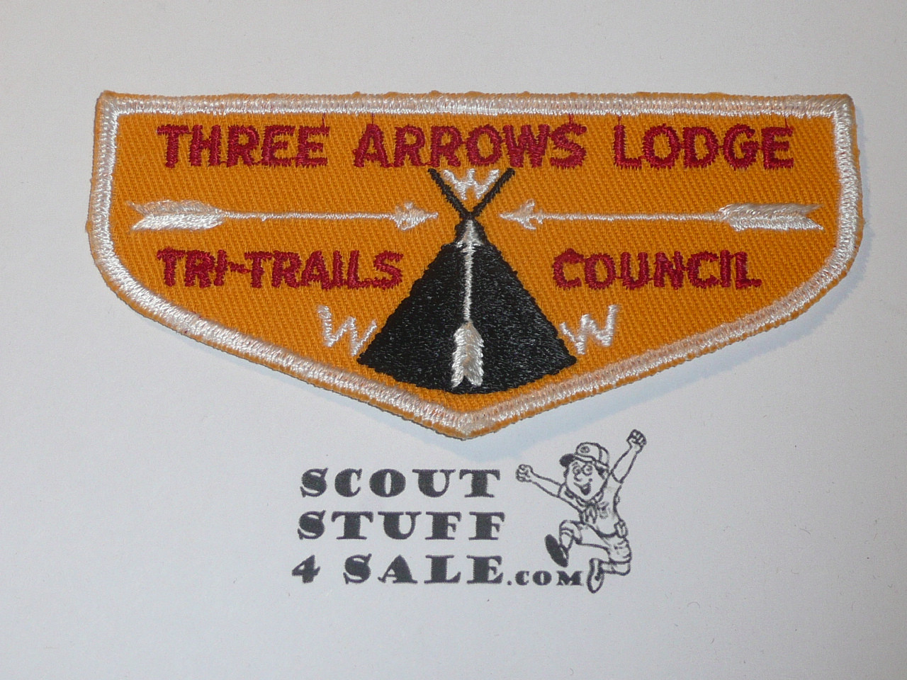 Order of the Arrow Lodge #510 Three Arrows f2 Flap Patch