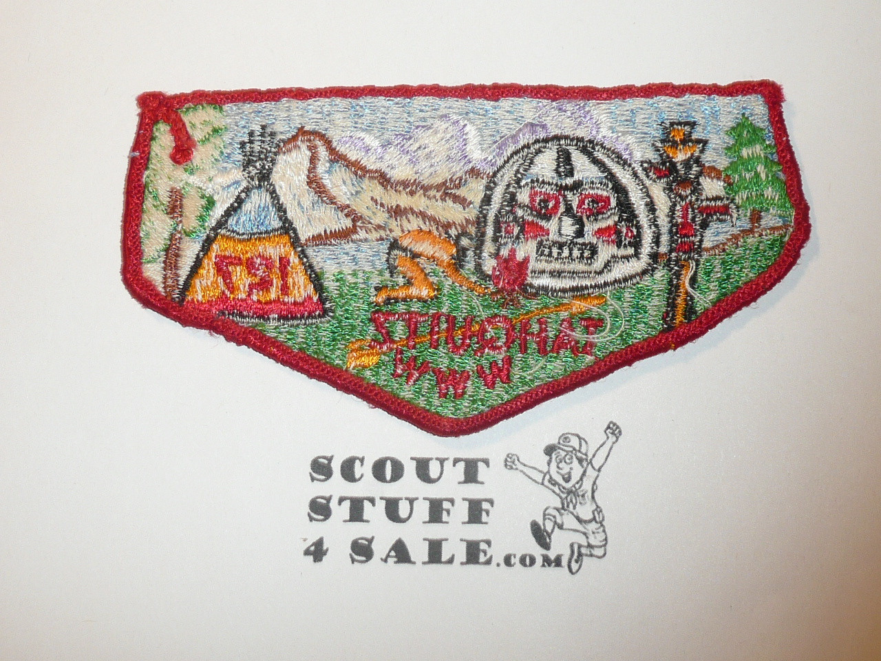Order of the Arrow Lodge #127 Tahquitz s2 Flap Patch, lite use