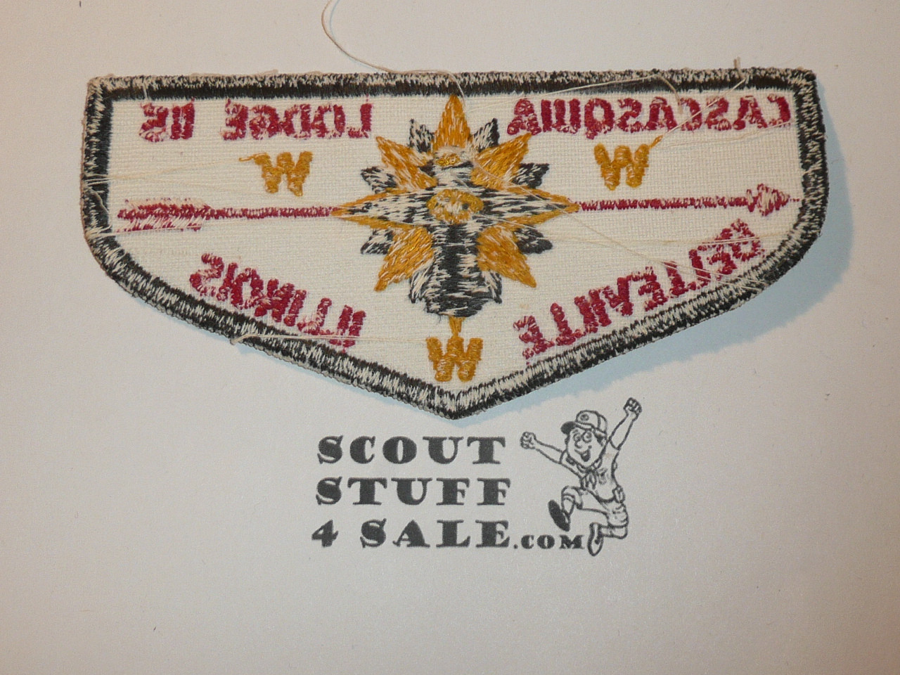 Order of the Arrow Lodge #115 Cascasquia f1 First Flap Patch