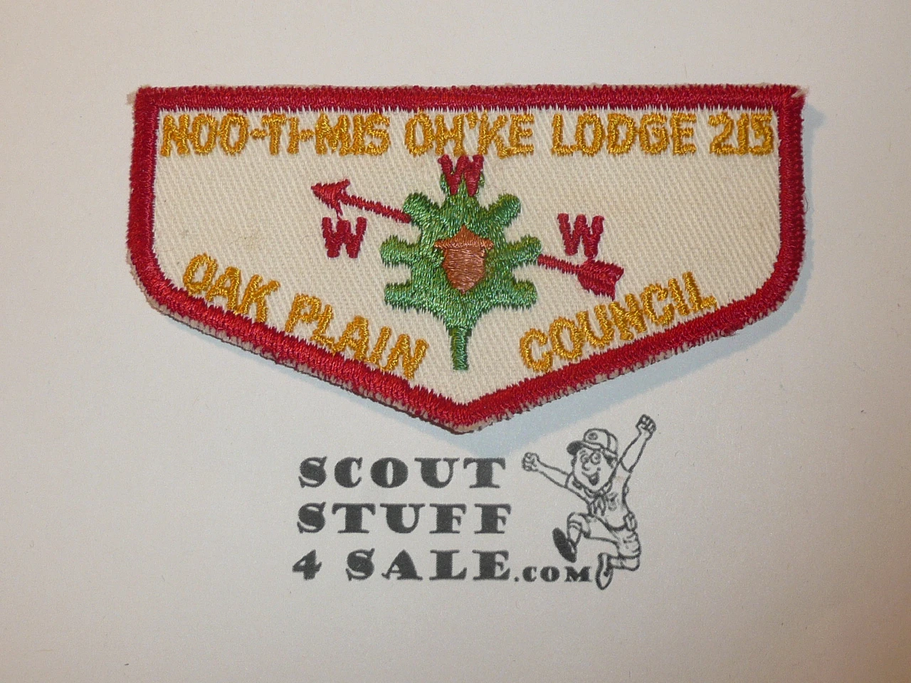 Order of the Arrow Lodge #215 Noo-Ti-Mis Oh'ke f1 First Flap Patch