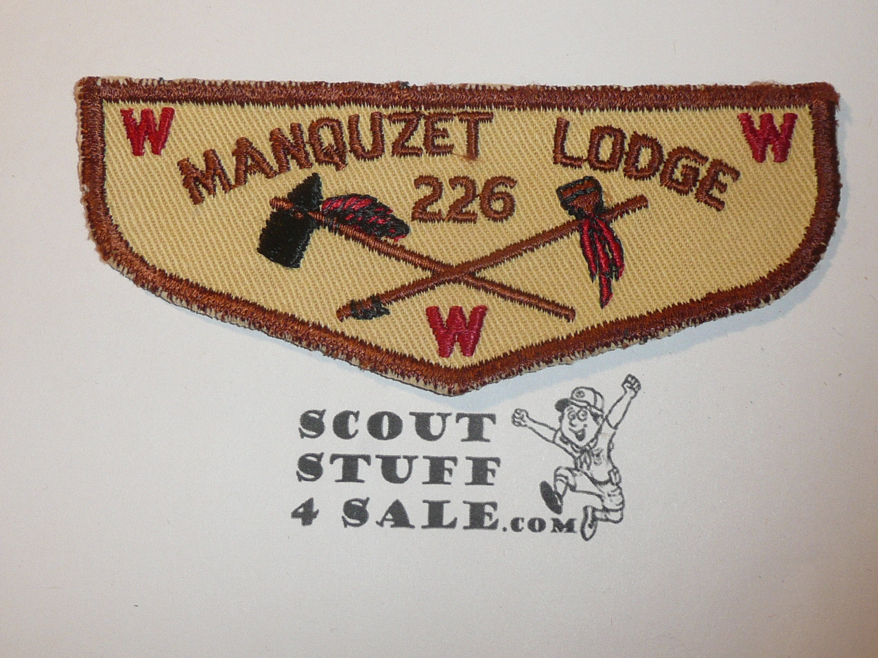 Order of the Arrow Lodge #226 Manquzet f1 First Flap Patch