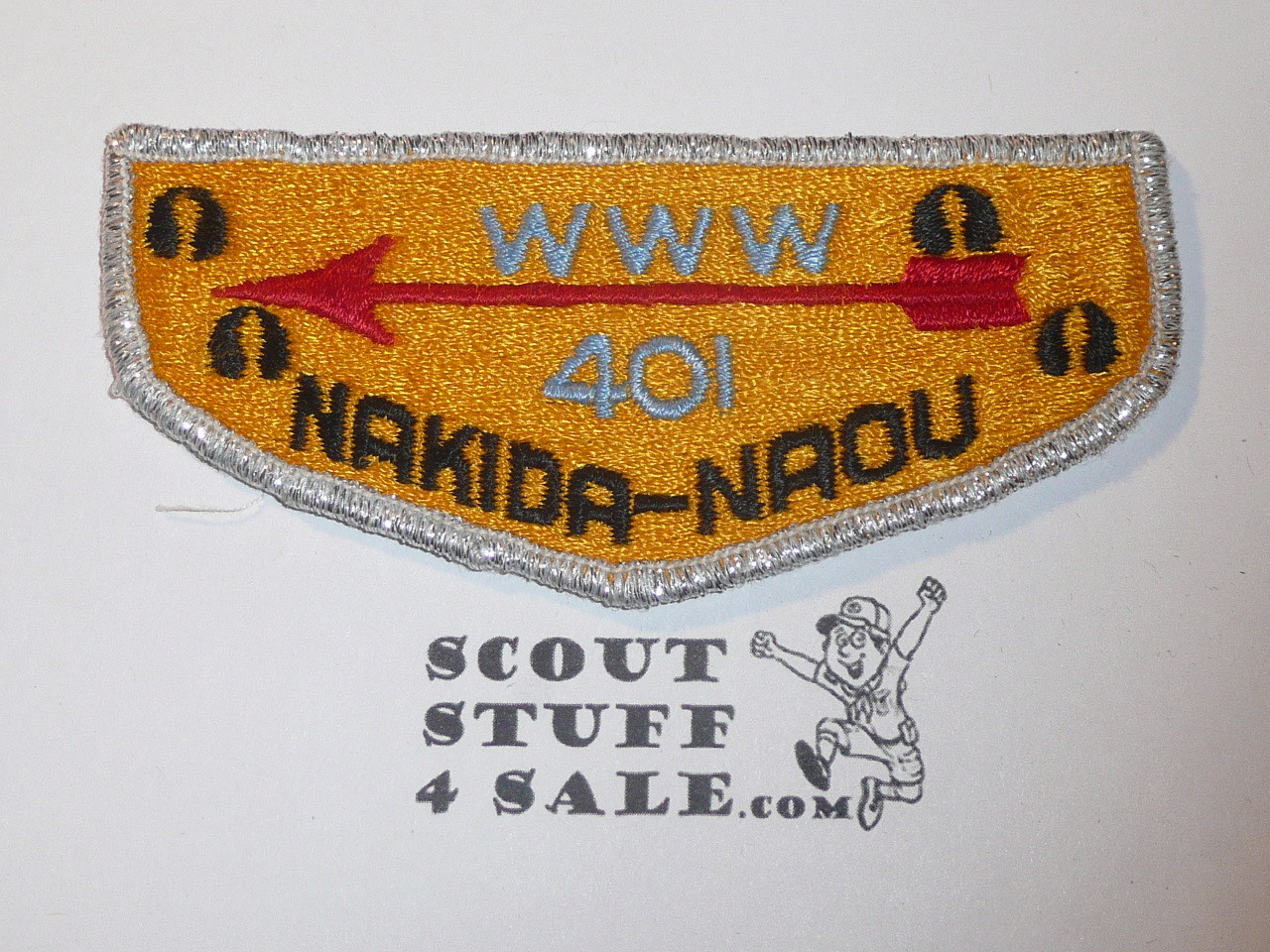 Order of the Arrow Lodge #401 Nakida-Naou s3 Flap Patch