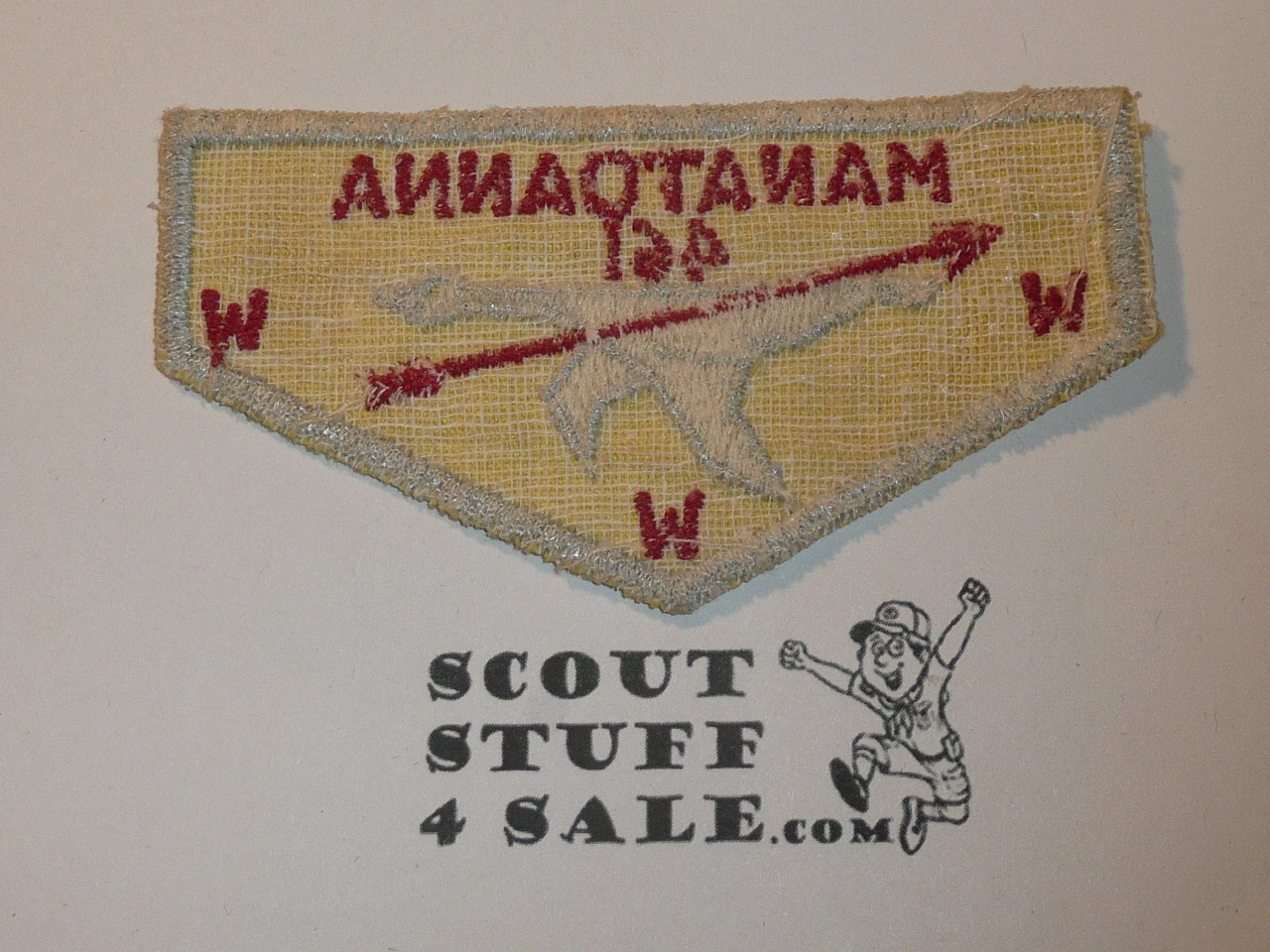 Order of the Arrow Lodge #461 Manatoanna f1b First Flap Patch