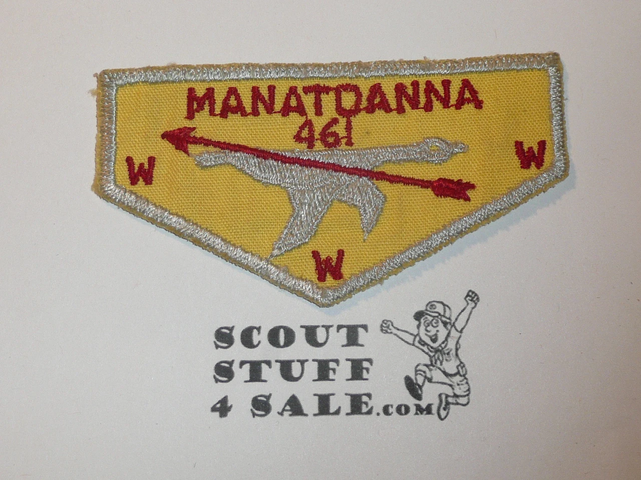 Order of the Arrow Lodge #461 Manatoanna f1b First Flap Patch