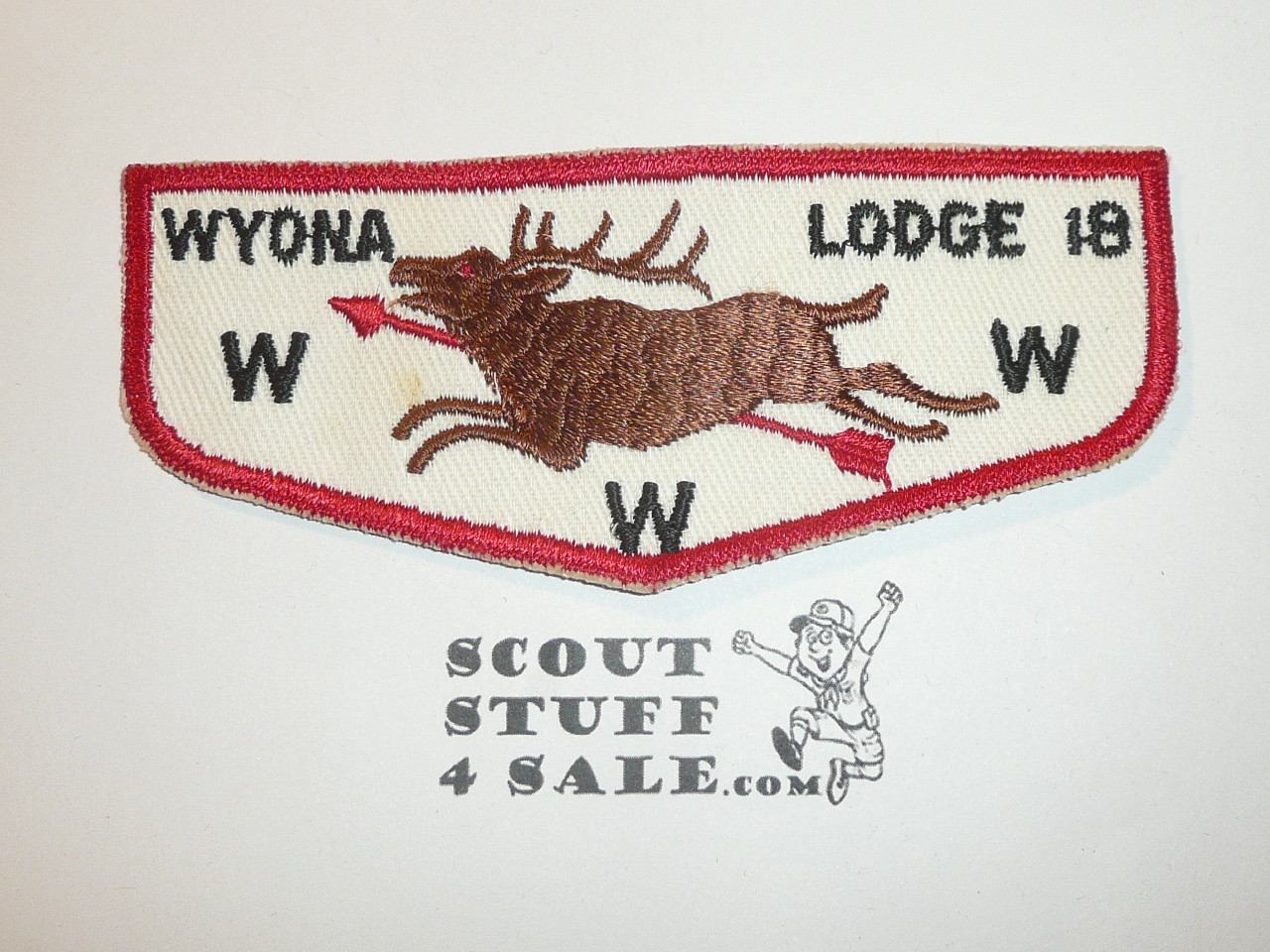 Order of the Arrow Lodge #18 Wyona f1 First Flap Patch - Boy Scout