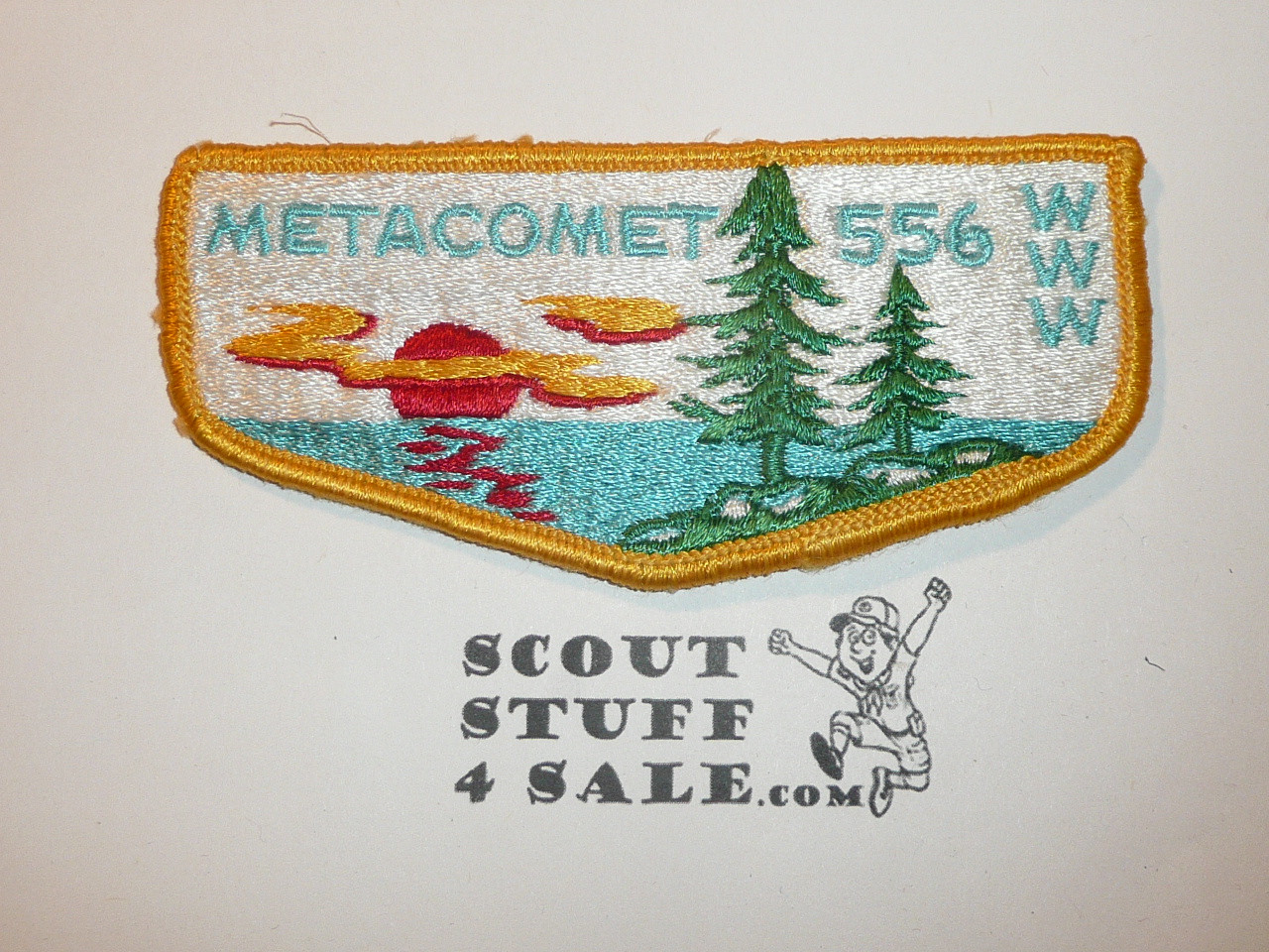 Order of the Arrow Lodge #556 Metacomet s1 First Flap Patch
