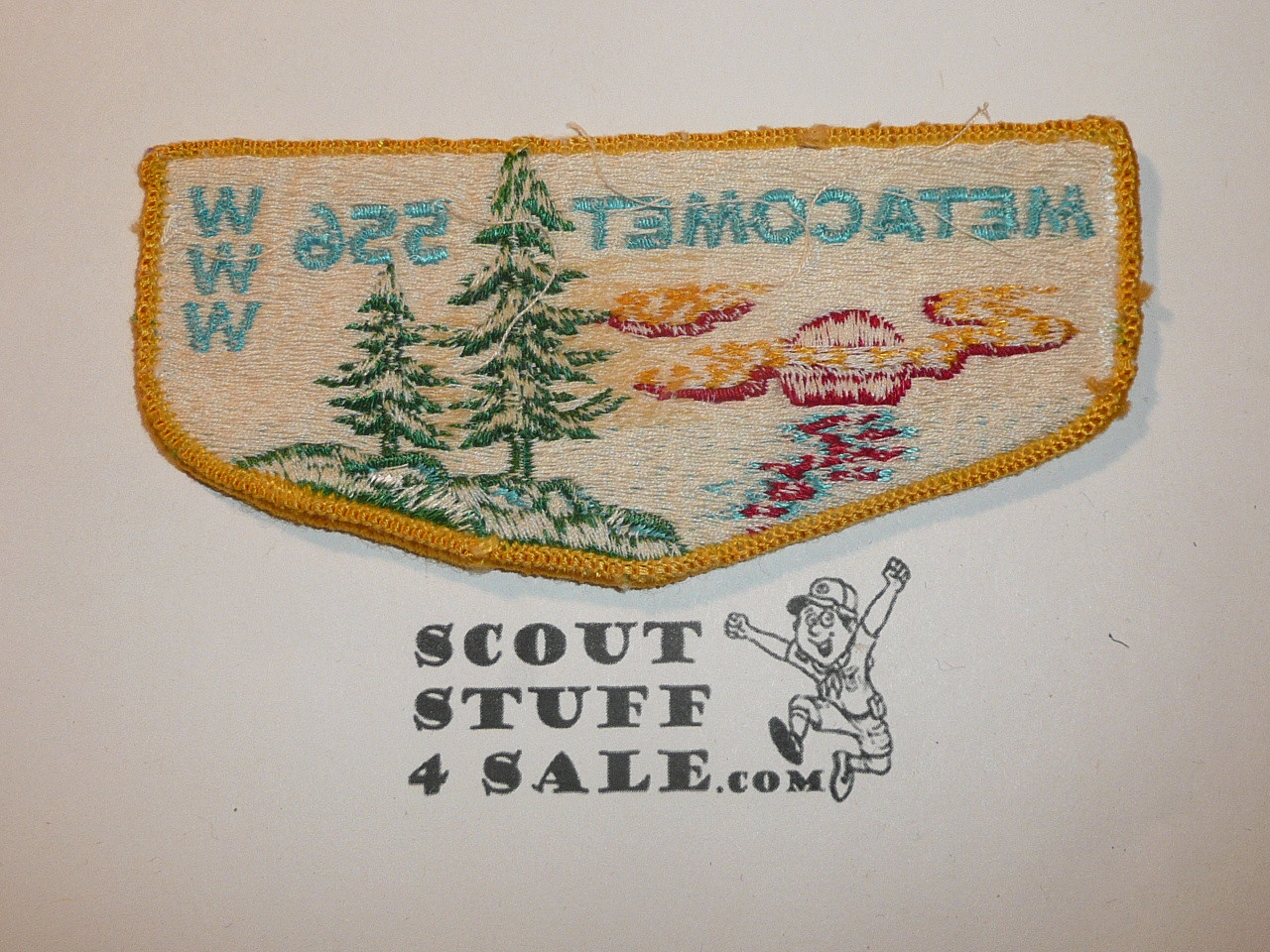 Order of the Arrow Lodge #556 Metacomet s1 First Flap Patch