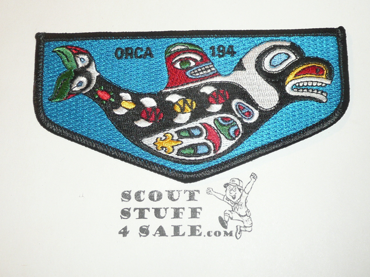 Order of the Arrow Lodge #194 Orca s8 Flap Patch