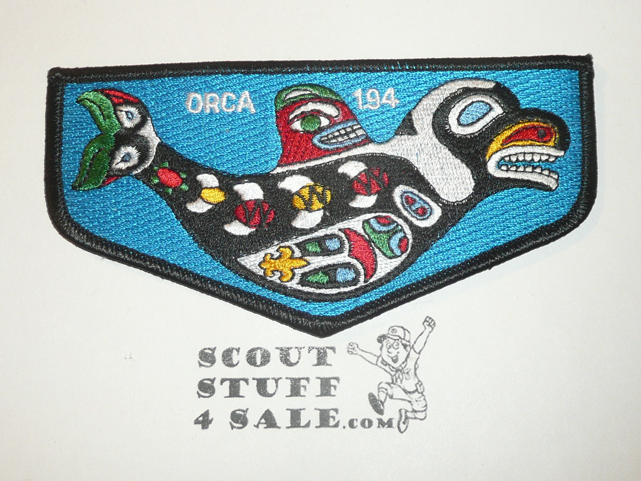 Order of the Arrow Lodge #194 Orca s11 Flap Patch