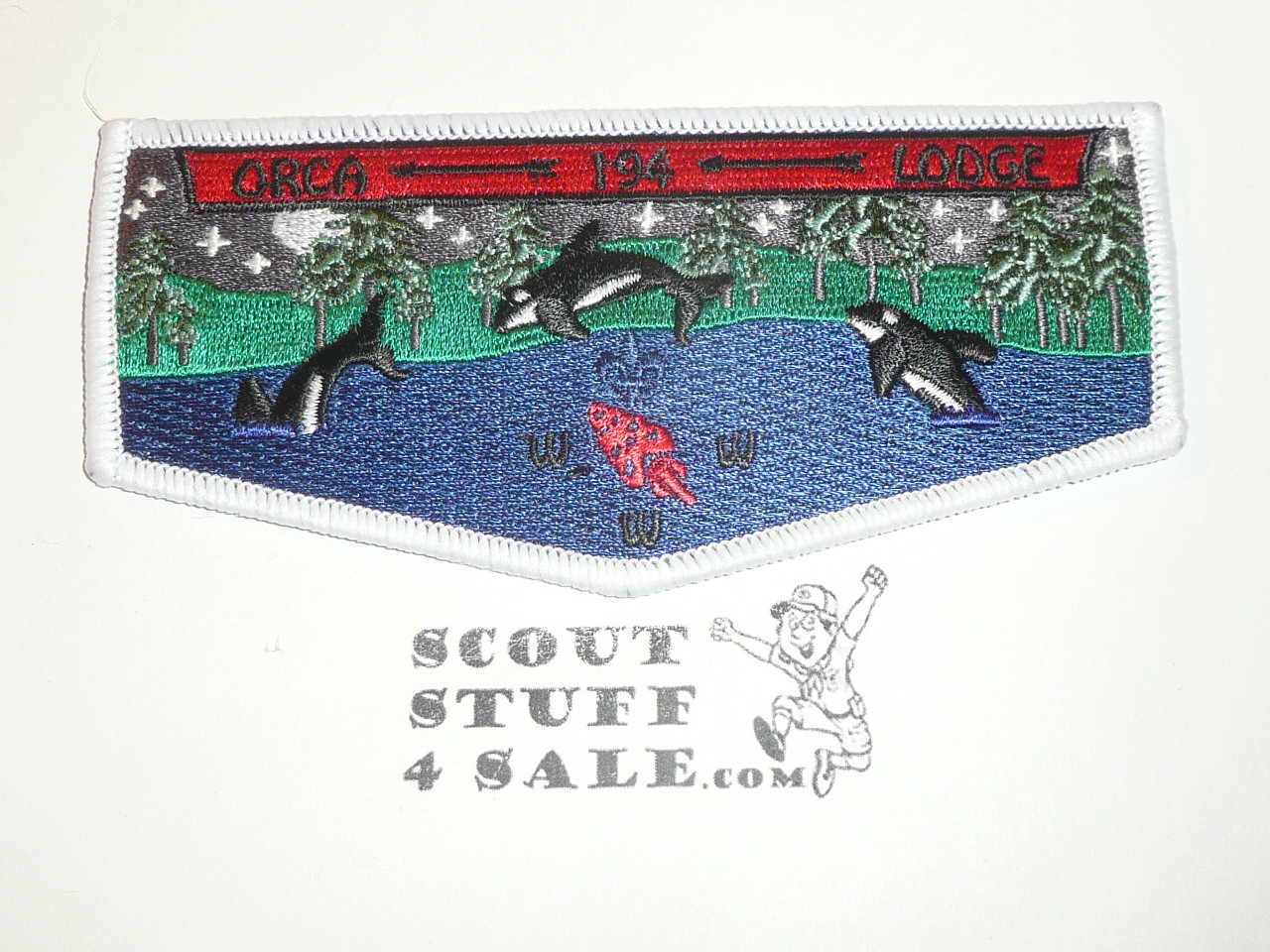 Order of the Arrow Lodge #194 Orca s27  Flap Patch