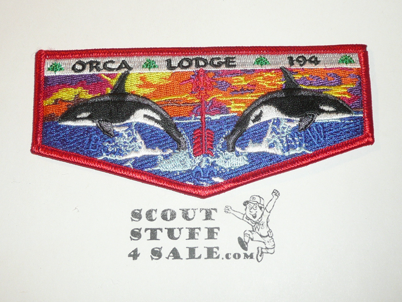 Order of the Arrow Lodge #194 Orca s23  Flap Patch