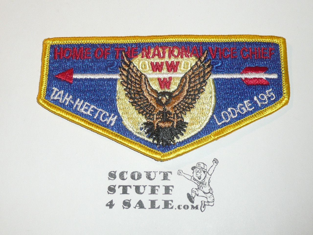 Order of the Arrow Lodge #195 Tah Heetch s12 2002 Home of the National Vice Chief Flap Patch
