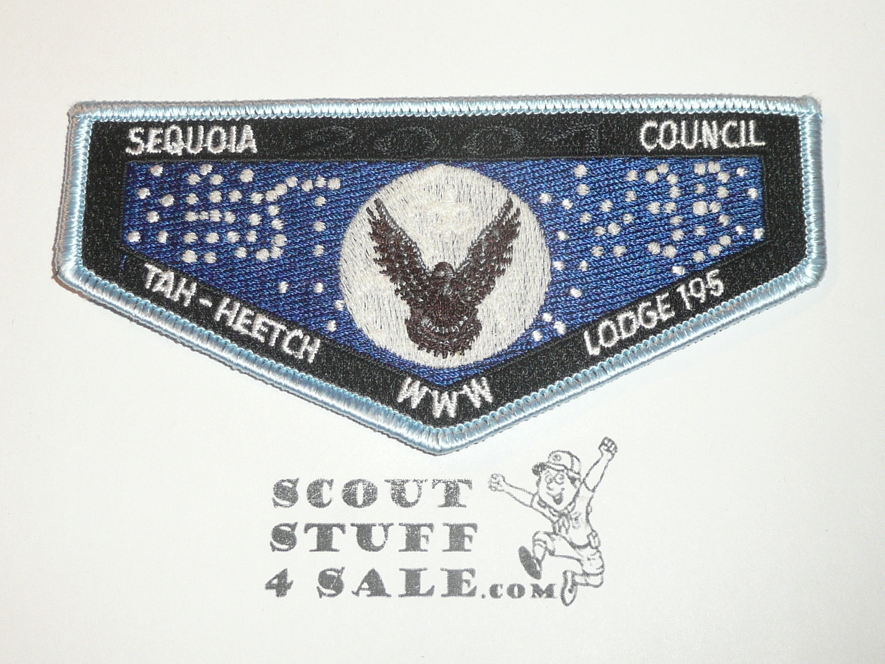 Order of the Arrow Lodge #195 Tah Heetch s16 2004 W3B Host Flap Patch