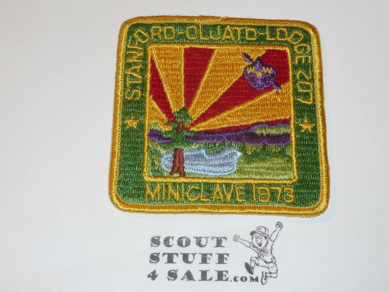 Order of the Arrow Lodge #207 Stanford - Oljato 1973 Miniclave Patch