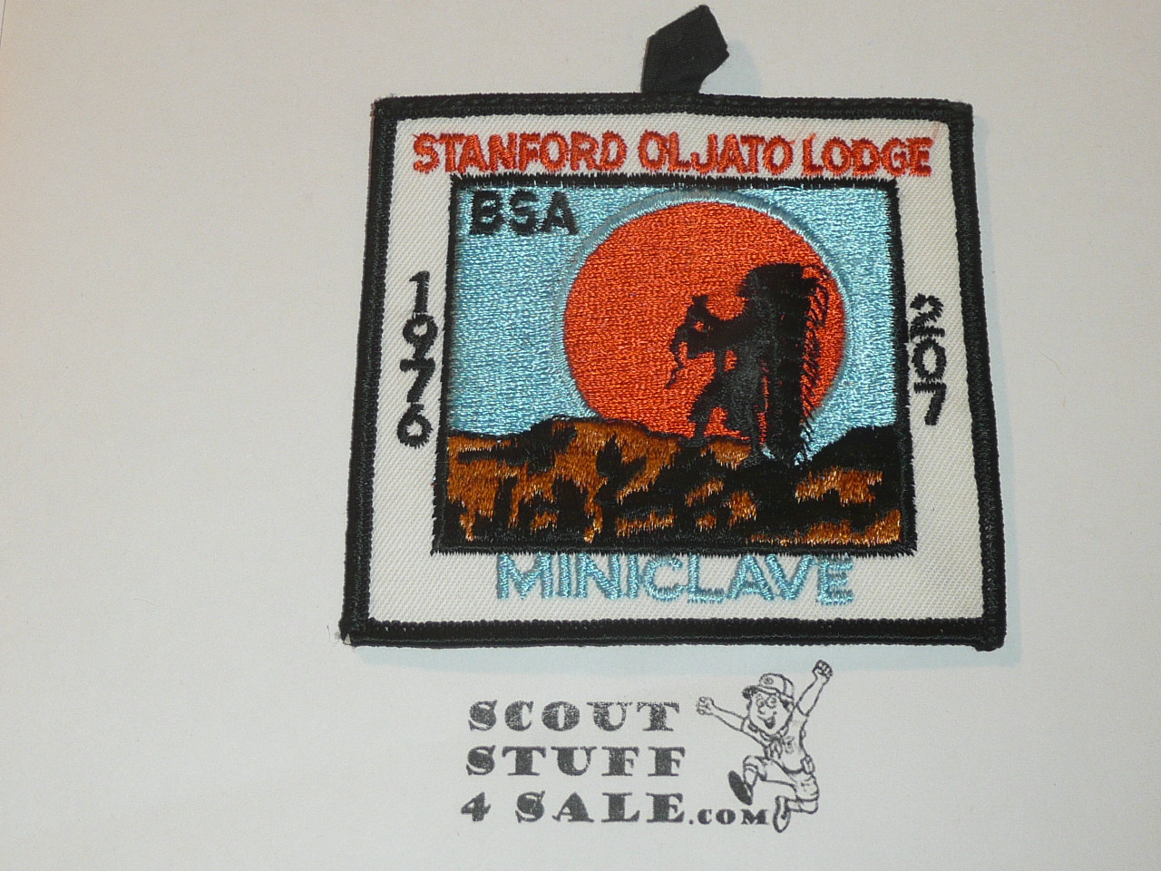 Order of the Arrow Lodge #207 Stanford - Oljato 1976 Miniclave Patch
