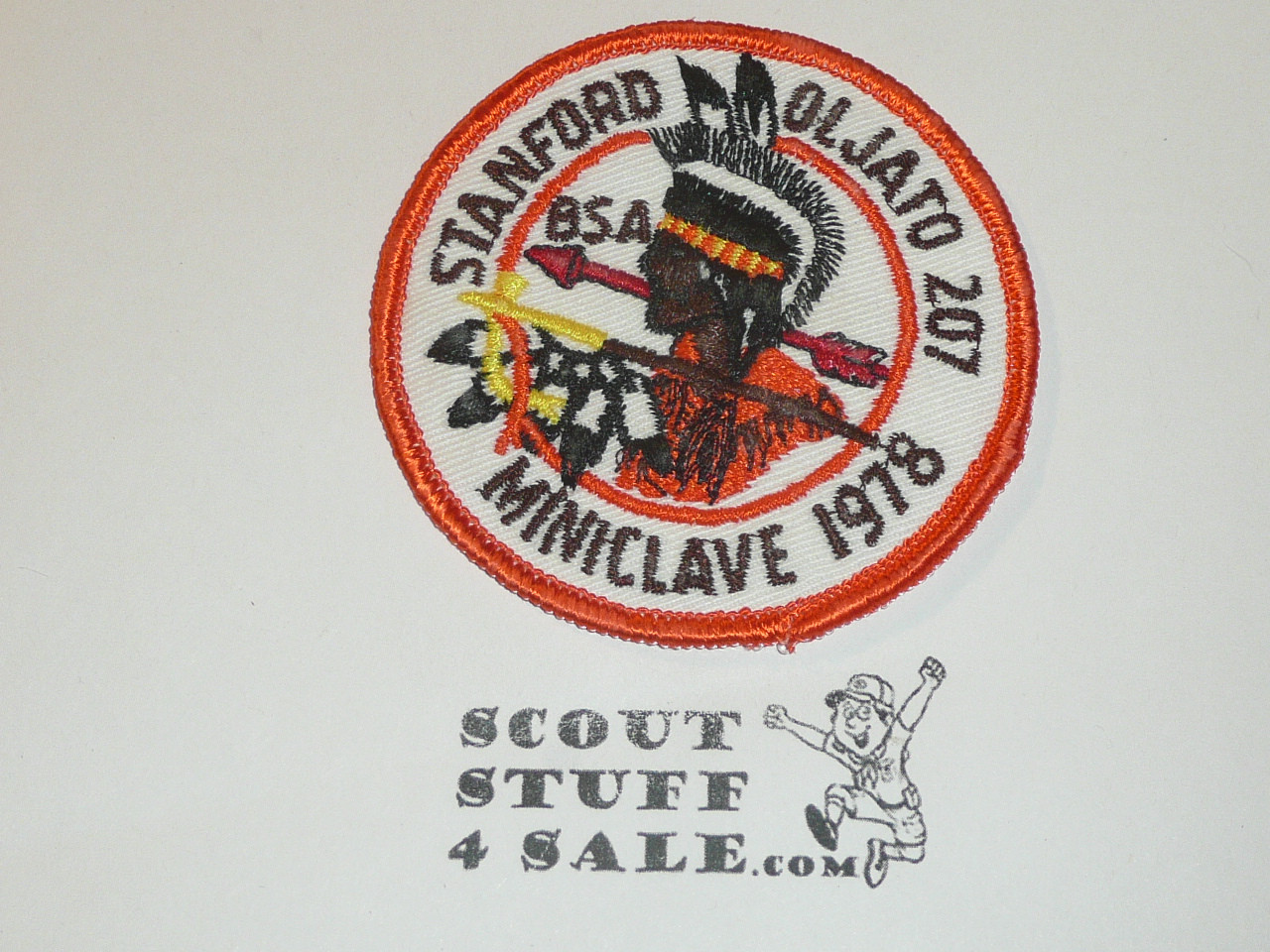 Order of the Arrow Lodge #207 Stanford - Oljato 1978 Miniclave Patch