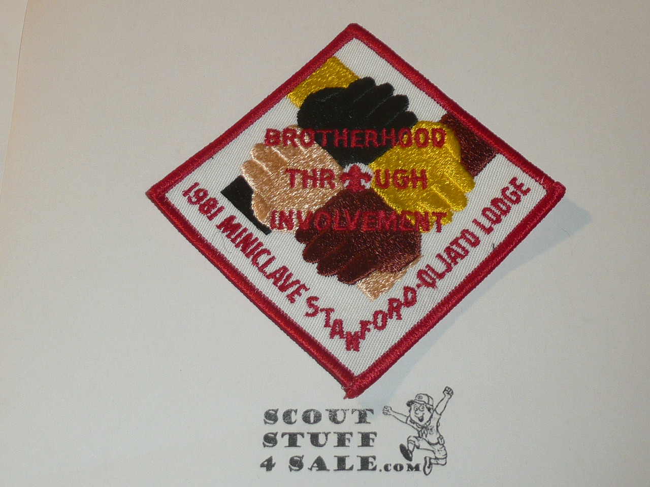 Order of the Arrow Lodge #207 Stanford - Oljato 1981 Miniclave Patch