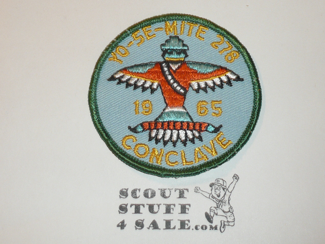 Order of the Arrow Lodge #278 Yo-Se-Mite 1965 Conclave Patch