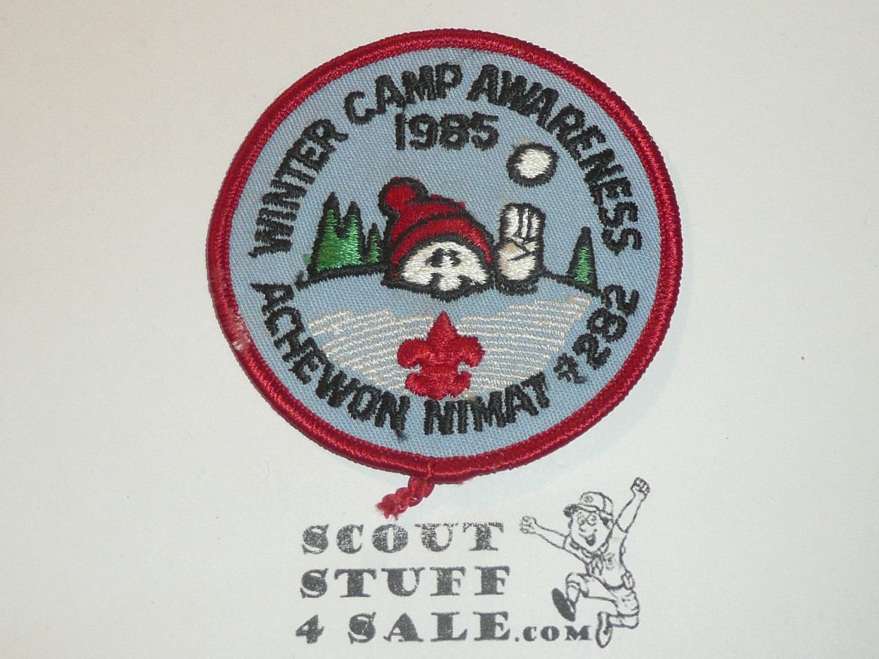 Order of the Arrow Lodge #282 Achewon Nimat 1985 Winter Camp Awareness Patch