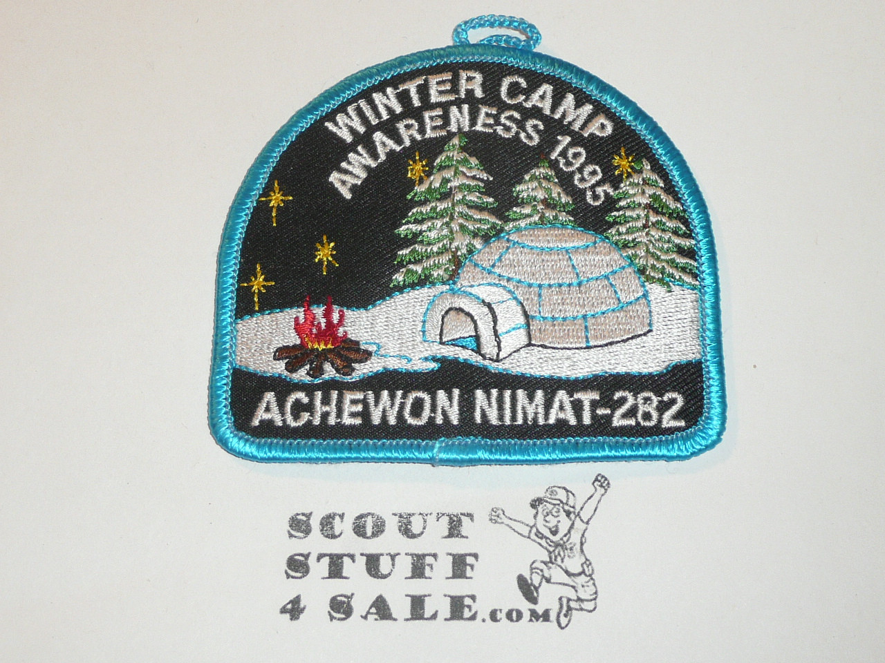 Order of the Arrow Lodge #282 Achewon Nimat 1995 Winter Camp Awareness Patch