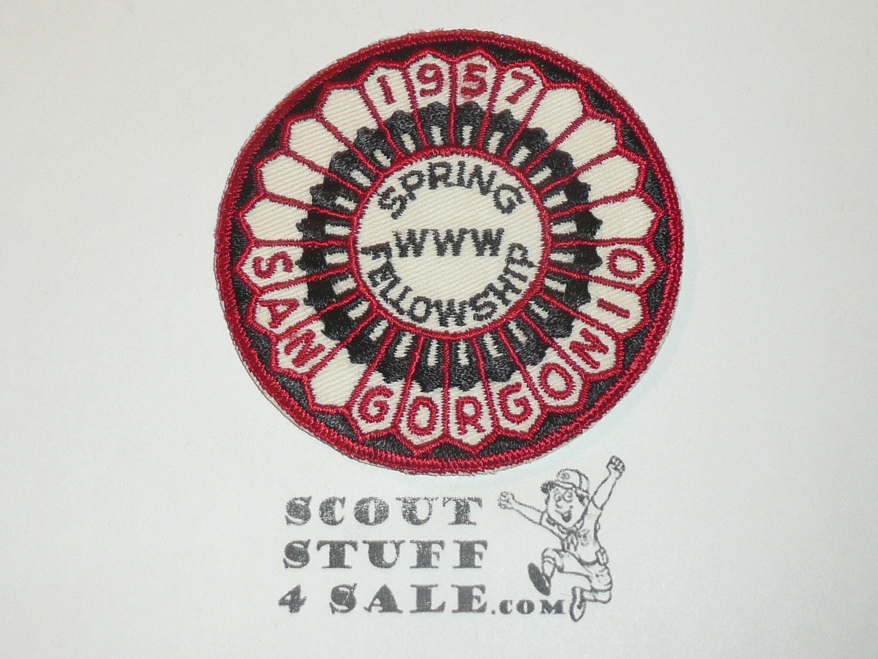 Order of the Arrow Lodge #298 San Gorgonio 1957 Spring Fellowship Patch