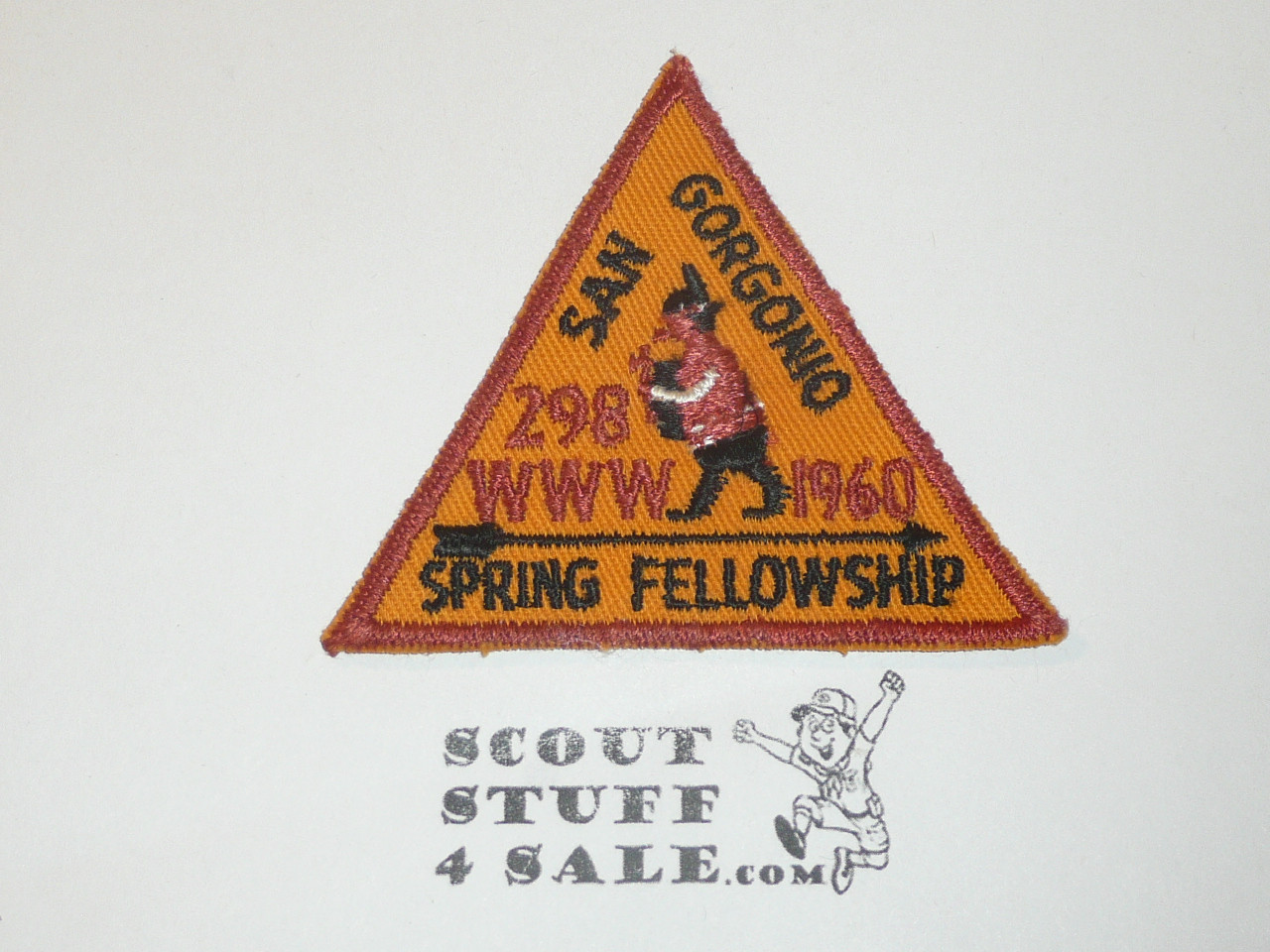 Order of the Arrow Lodge #298 San Gorgonio 1960 Spring Fellowship Patch