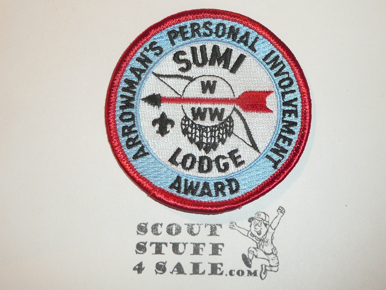 Order of the Arrow Lodge #342 Sumi r1 Arrowman's Personal Involvement Award Patch