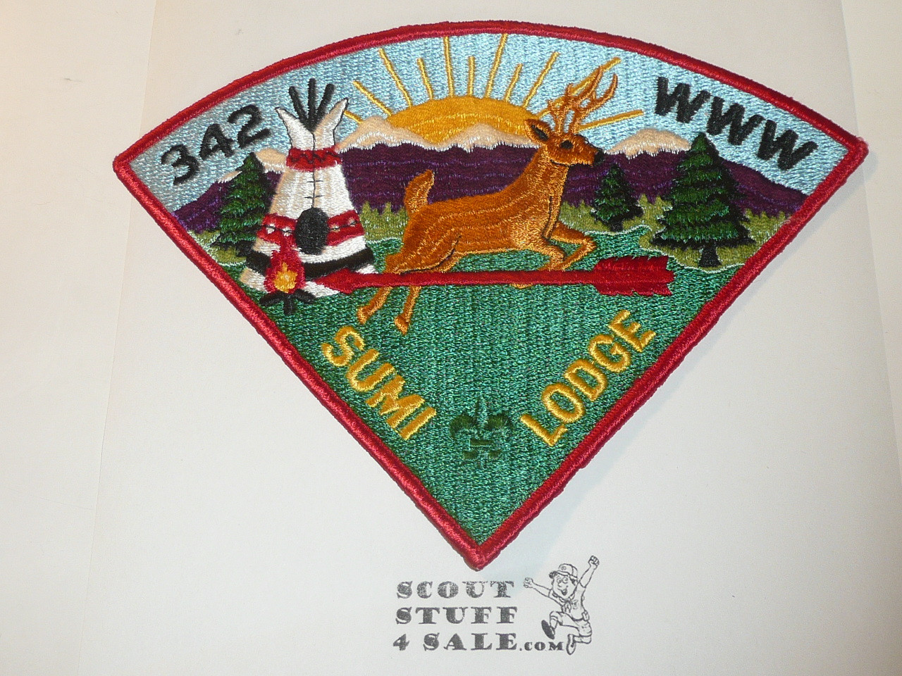Order of the Arrow Lodge #342 Sumi p2 Pie Patch