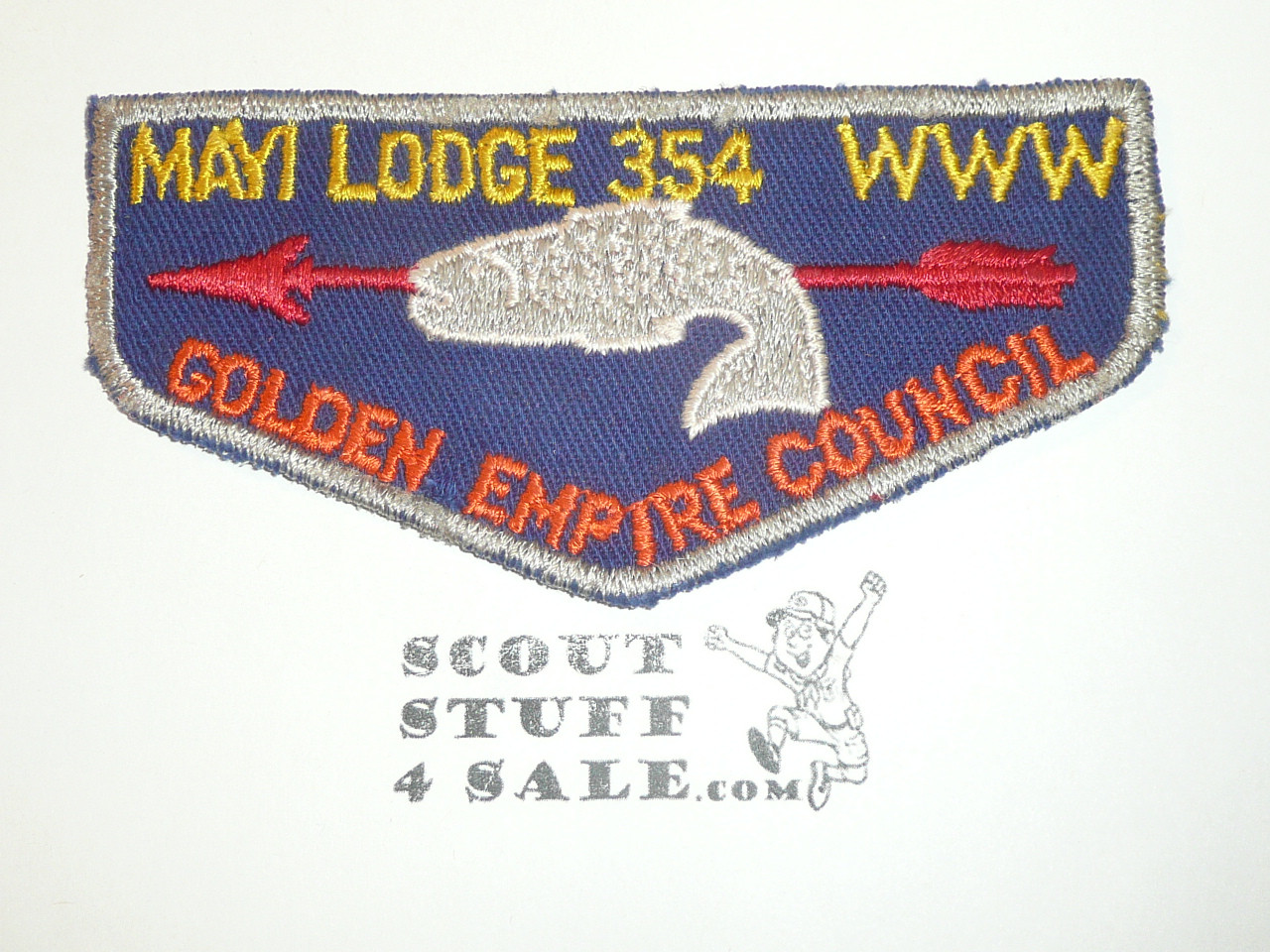 Order of the Arrow Lodge #354 Mayi f1 First Flap Patch