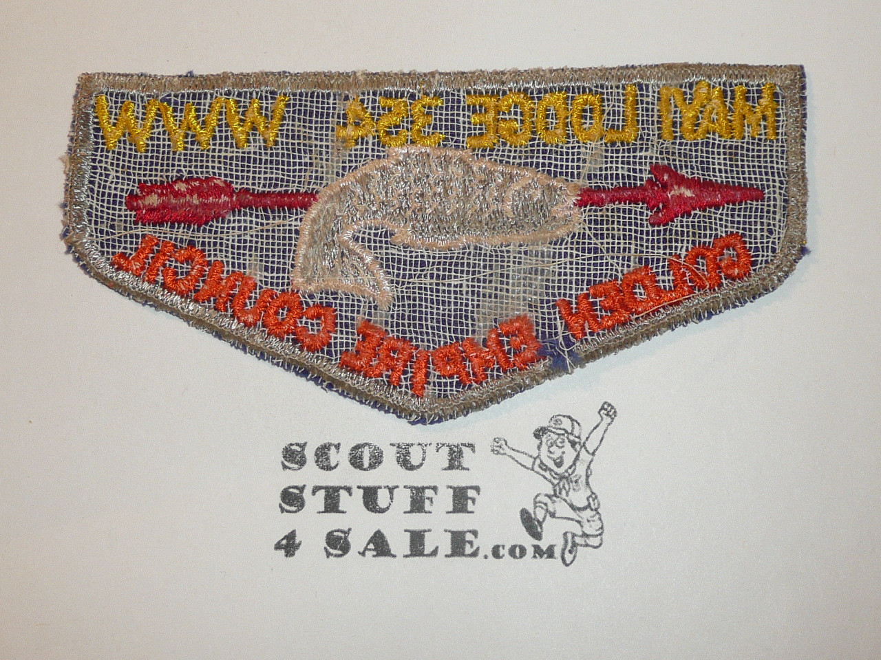 Order of the Arrow Lodge #354 Mayi f1 First Flap Patch